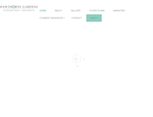 Tablet Screenshot of hawthornegardens.com